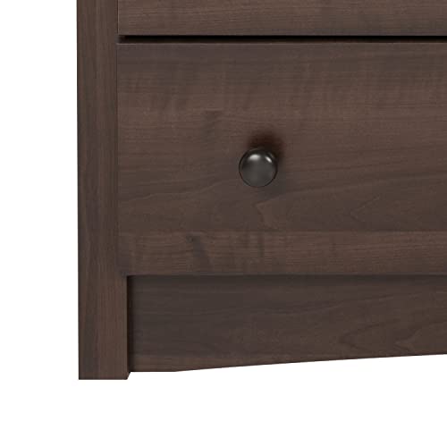 Prepac Fremont 8 Drawer Double Dresser for Bedroom, 15.75" D x 59" W x 36.25" H, Espresso Prepac