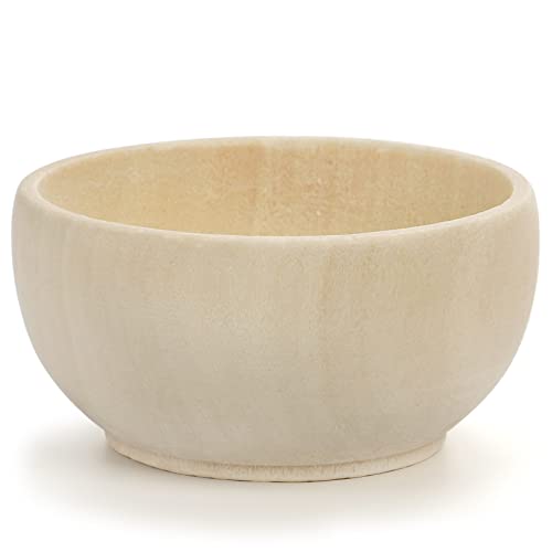 ZENFUN 20 Pack Wooden Pinch Bowls, Mini Unfinished Bowls Set for Dipping Sauce, Condiment Bowls, Condiment Cups, Nuts, Candy, Fruits, Appetizer, and ZENFUN