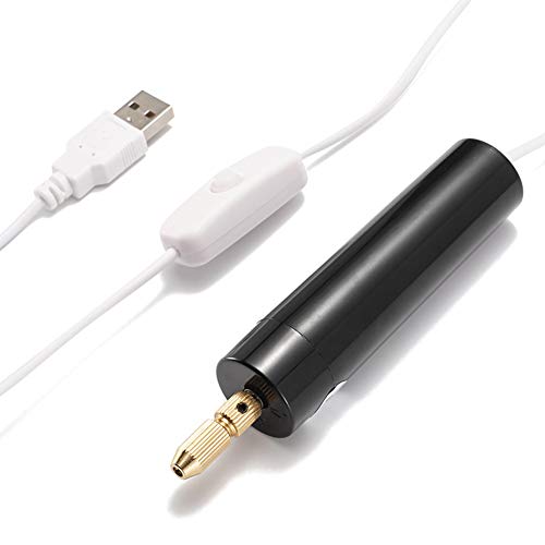 Micro Handheld Drill Bits, 0.7-1.2mm Crystal Epoxy For Resin Jewelry Making Mini Electric Drill Set DIY ABS FADDARE