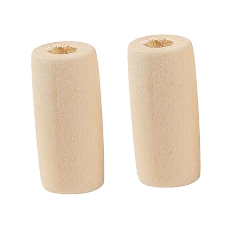 KALLORY 300 Pcs Wooden Beading Material Wooden DIY Beads Circle Beads Beads Wooden Hair Beads Unfinished Wooden Beads Bulk Jewelry DIY Wood Beads KALLORY