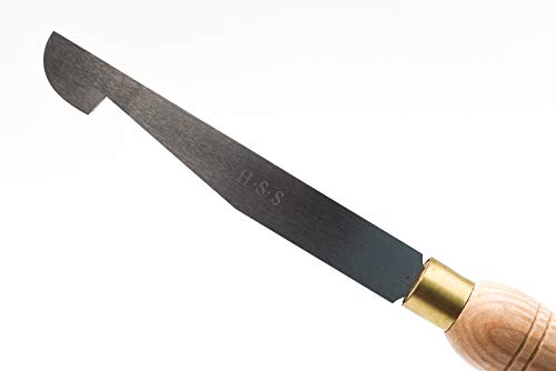 PSI Woodworking LX150 3/4" Round Nose Side Cutting Scraper M2 HSS Woodturning Chisel PSI Woodworking