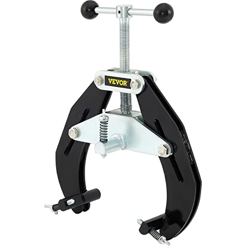 VEVOR Pipe Clamp, 2 to 6 in, High Strength Ultra Clamp with Quick Acting Screws, Steel Pipe Alignment Tool with Lightweight Design, Black VEVOR