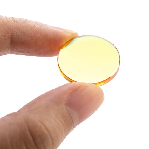 Cloudray 20mm Laser Lens FL: 2.5" / 63.5mm Laser Mirror CVD ZnSe CO2 Lens 20mm Focal Lens for CO2 Laser Engraver 40W-200W Cloudray