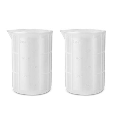 Gartful 300ml Large Silicone Measuring Cups, 10 oz Epoxy Resin Mixing Cups, Jewelry Casting Molds, Acrylic Paint Pouring, Cup Making, Nonstick