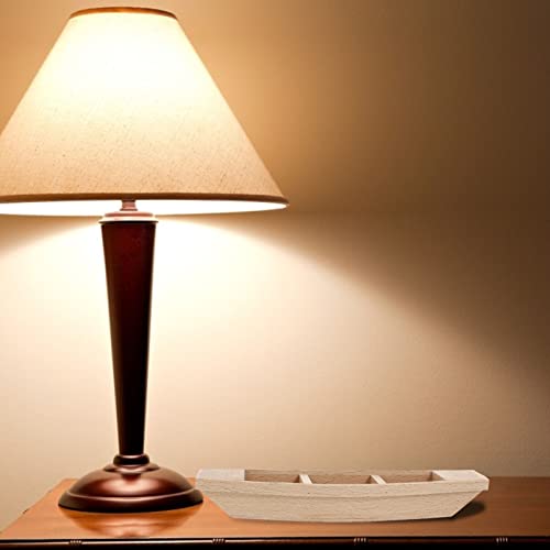 Kisangel 1pc Miniature Wooden Boat Wooden Boat Unfinished Boat Wooden Mini Wood Boat Wooden Row Boat Unfinished Wood Boat Outdoor Toys Oars Canoe Kisangel