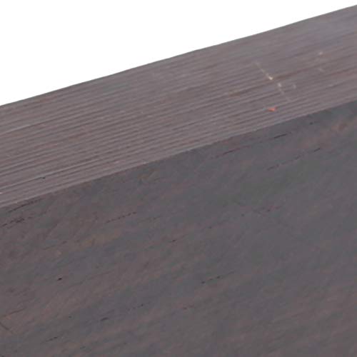 Black Ebony Lumber Blank, DIY Handicraft Wood Handle Musical Instruments Accessories, DIY Handicraft for Turning, Inlays, Tools (70 * 50 * 20mm) CDQL