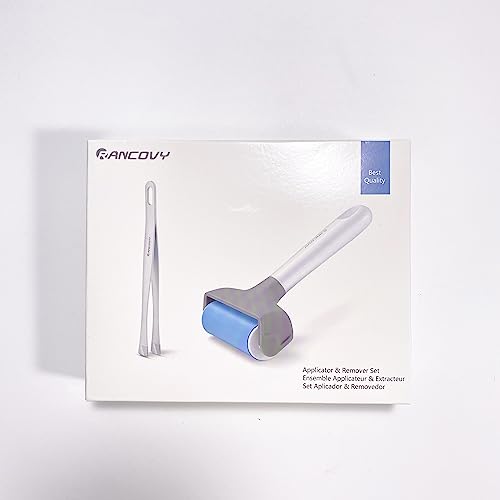 RANCOVY Brayer Roller & Mat Remover Tool Tweezers Set for Cricut/Silhouette/Brother and T-Shirts Heat Transfer Projects Printing Making RANCOVY