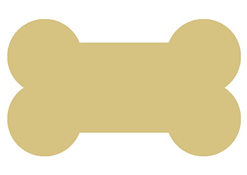 Dog Bone Unfinished MDF Wood Cutout Door Hanger Dog Lover Personalized Gift Everyday MDF Shape Canvas Style 1 Diverse Woodworking