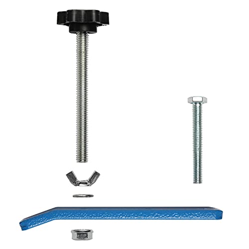 Genmitsu 4 Pack Hold Down Clamp Kit, CNC Router Clamp for Woodworking and Metalworking, 3-7/20''L x 4/5'' W x 2-7/10''H, Compatible with CNC Router Genmitsu