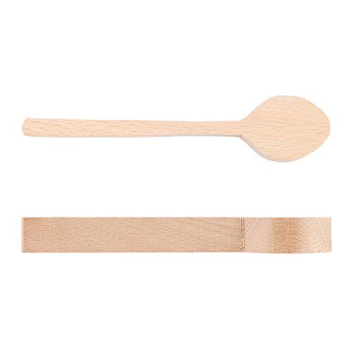 GORGECRAFT 2pcs Wood Carving Spoon Blank Kit Large Beech Basswood Wood Spoon Unfinished Wooden Spoons Blocks for Craft Carving Whittler Starter GORGECRAFT