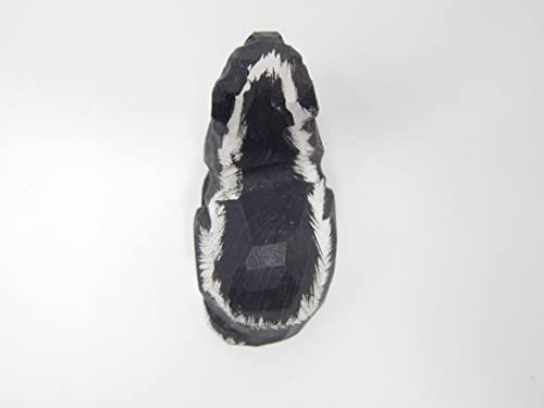 Selsela Skunk Figurine Statue Polecat Striped Decoration Miniature Forest Art Wood Carved Small Animal Selsela