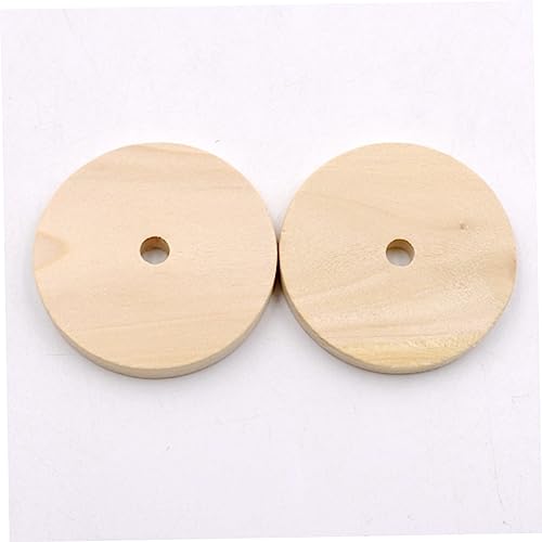TEHAUX 1 Unfinished Wooden Cutouts Unfinished Wood Discs Unfinished Wood Circle Wood Cutouts for Crafts Circle Wood Chips Circle Wood Cutouts Wooden TEHAUX