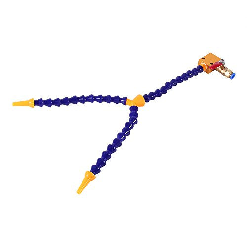 Walfront Bidirection Mist Coolant Lubrication Spray System for 8mm Air Pipe CNC Lathe Mill Drill Carving Machine Walfront