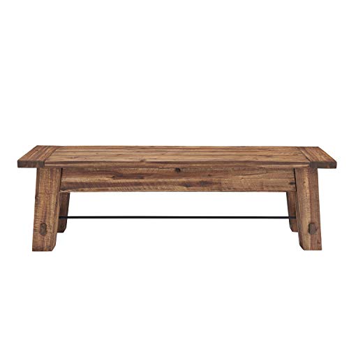 Alaterre Furniture Durango 60" L Wood Entryway/Dining Bench Alaterre Furniture