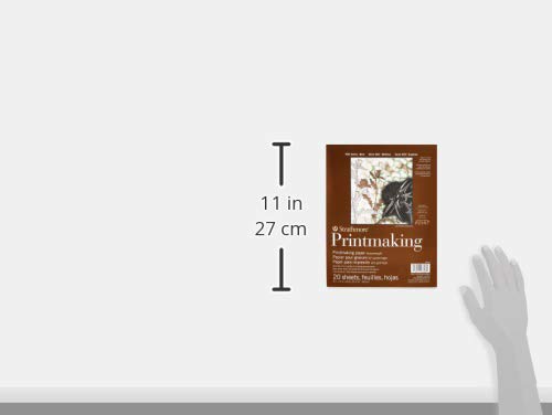 Strathmore Printmaking Paper Pad 8"X10"-20 Sheets -62433800 Strathmore