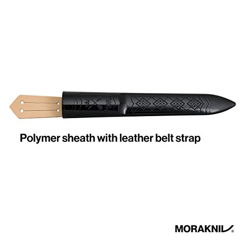 Morakniv Classic No. 3 Carbon Steel Craft Knife for Wood Carving and Crafting With Sheath, 5.3 Inch Morakniv