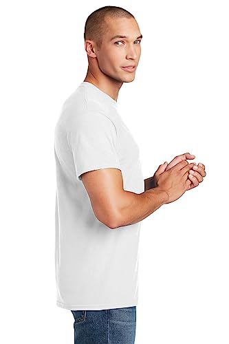 Gildan Adult DryBlend Sports T-Shirt, White, X-Large. (Pack of 5) Gildan