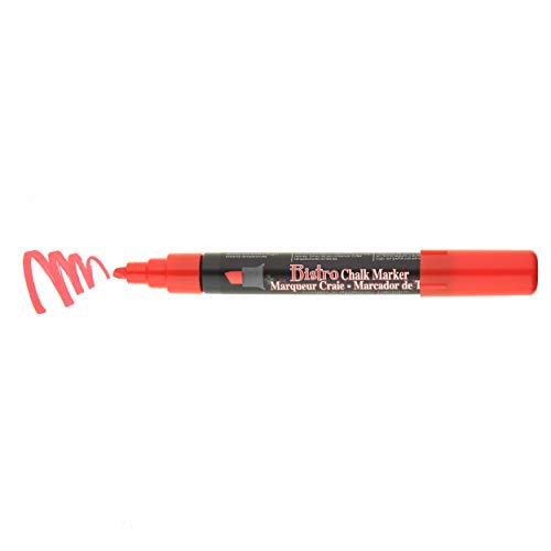 Uchida 483-C-2 Chisel Tip Bistro Chalk Marker, Red UCHIDA