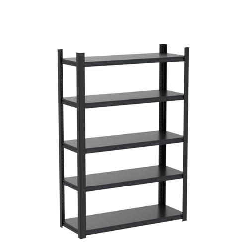SFTORMAS 18" D X 47.24" W X 78" H Garage Shelving,5-Tier Adjustable Heavy Duty Garage Storage Shelves,for Garage Kitchen Office Warehouse Basement SFTORMAS