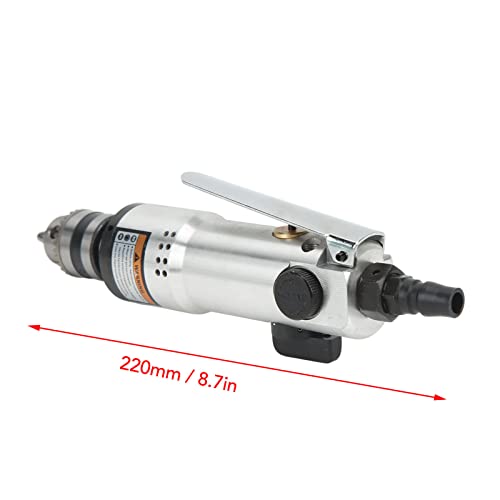 3/8in Zinc Alloy Straight Air Drill Wear Resistant Air Operated Drill for Industry FTVOGUE