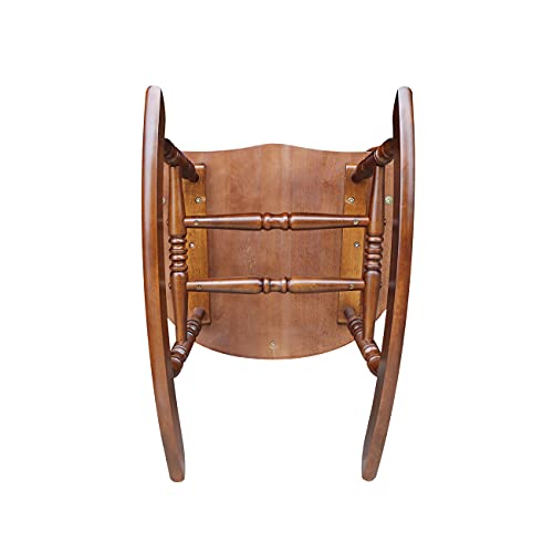 International Concepts Solid Wood Rocker, Espresso IC International Concepts
