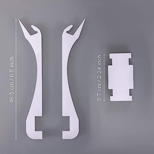 Tray Extender for Cricut Maker3 Maker Series, Cutting Mat Extender Support Extender Tray Compatible with Cricut Mat Accessories Mat Holder (White) LUTER