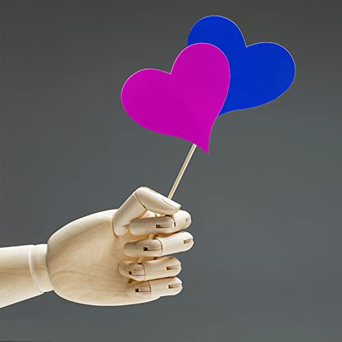 JOIKIT 2 Pack 12 Inches Wood Art Mannequin Hand, Left and Right Wooden Manikin Hand, Wooden Artist Hand Model with Flexible Moveable Fingers for JOIKIT