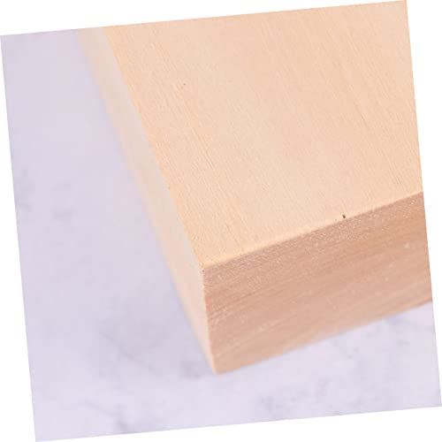 COHEALI Pieces Wood Blocks Wood Carving Blocks Wood Carving Kit Wood Bricks Unfinished Wood Cubes Wood Embellishment Whittling Blocks Unpainted COHEALI