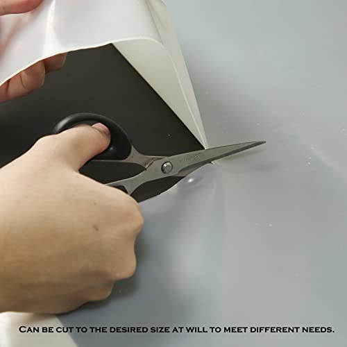 36x24 Inch Extra Large Silicone Table Protector Craft Mat for Painting, Clay, Projects, Arts and Crafts, Soldering and Resin. (Translucent) Cattolo