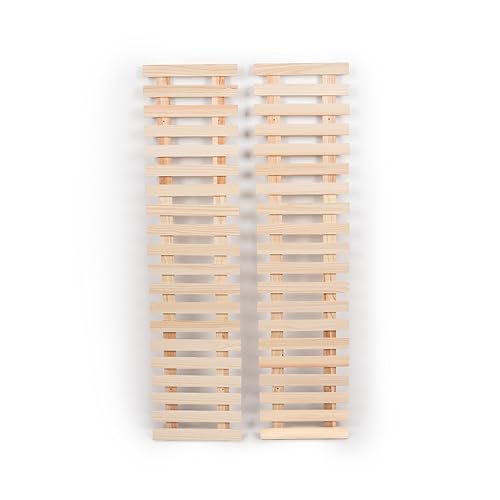 2 pk Natural Wooden Hanging Planter-Two Pack, Vertical Garden Indoor/Outdoor, Garden Décor, Greenery, Flower Rack, Rustic Shelf Outdoor Patio Flower WoodArtSupply