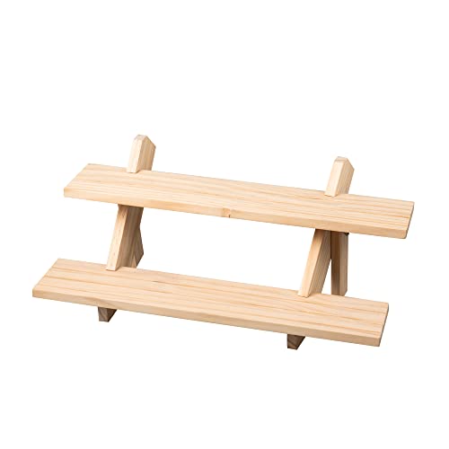 Eiyye Wood Desktop Display, Ring Earring Large Capacity Jewelry Display Stand, Figure Display Stand Craft Showing Organizer Tray For Retail Display Eiyye