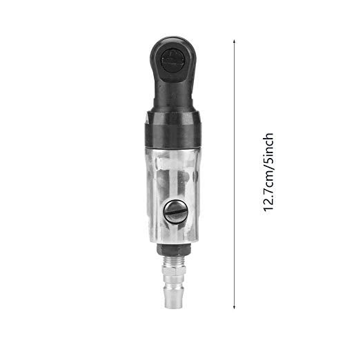Square Drive Pneumatic Wrench Straight Shank Air Ratchet Wrench for Machinery Manufacturing and Automotive Industries(3/8") FTVOGUE