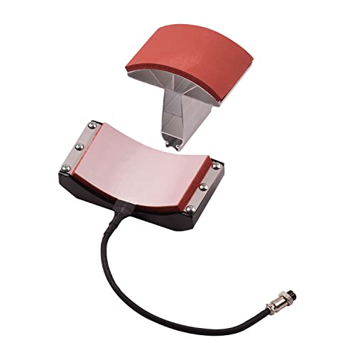 PENCHEN Hat Cap Press Mat Pad Heating Transfer Attachment Silica Gel 5.5x3 Inch 220V for Heat Press Machine Hat Heating Machine PENCHEN