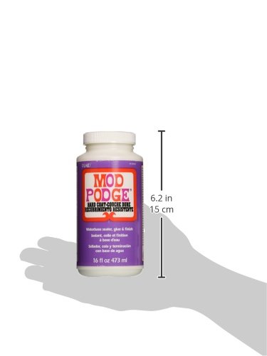 Mod Podge CS15063 Waterbased Sealer, Glue & Finish, 16 oz, Hard Coat, 16 Ounce, Clear, 16 Fl Oz Mod Podge