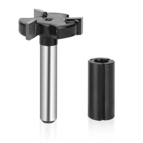 CNC Spoilboard Surfacing Router Bits 1/4 inch Shank 1inch Cutting Diameter Slab Flattening Router Bit Planing Bit Wood Planing Bit Planer Perfectly Yueqing Zhongji