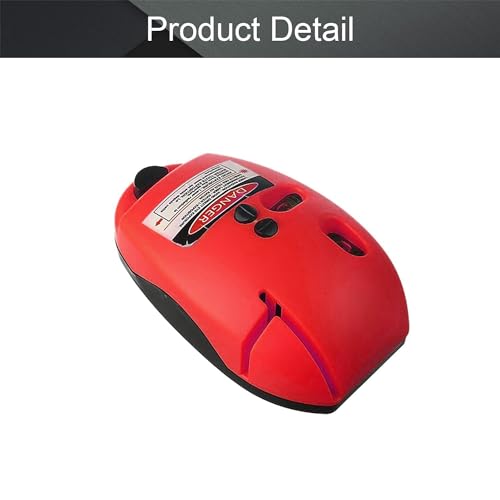 Utoolmart Level Tool 90° Multi Surface Laser Measuring Horizontal & Vertical Line Level Red (Mouse) 1pcs Utoolmart