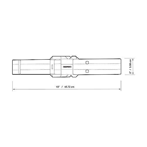 ToughBuilt - Work Belt - Customizable Belt Length, Adjustable for 32"-48" Waists, Heavy-Duty Belt Buckle, Compatible with All ClipTech ™ Pouches - ToughBuilt