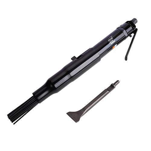 Needle Scaler,WORKPAD 19 Needles, Standard Duty Needle Scaler with 1-Piece Wide Angle Chisel Set, Pneumatic Tools WP WORKPAD