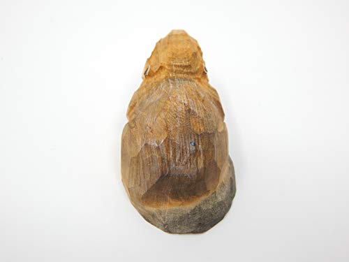 Selsela Beaver Wood Figurine - Dam Forest Castor Woodland Critter Miniature Small Animal Handmade Carved Home Decor Folk Ornament Minifigure Selsela