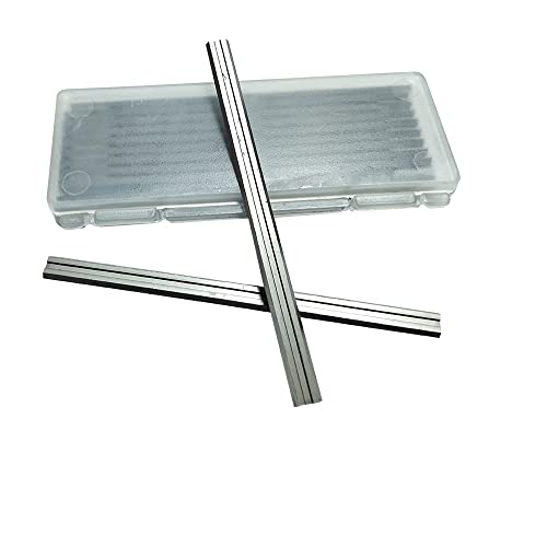 3-1/4" Portable Carbide Planer Blades for Bosch PA1202, MAKITA, Wen, DeWalt DW6654, Black&Decker 7696, Ryobi (10 Pack) HZ