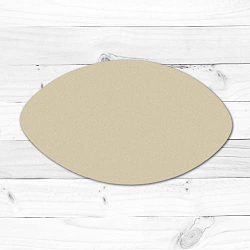 22'' x 1/4'' Wooden Football Shape, Unfinished Wood Craft, Build-A-Cross, tan (1-4_22S1M5) Generic