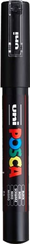 Posca Marker 1M in Black, Posca Pens for Art Supplies, School Supplies, Rock Art, Fabric Paint, Fabric Markers, Paint Pen, Art Markers, Posca Paint