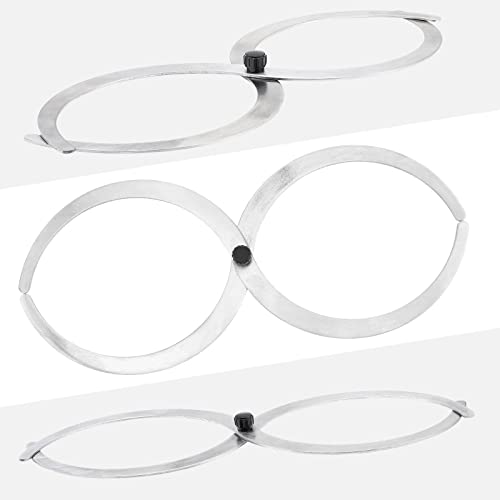 2 Pieces Double Ended Bowl Caliper Wood Turners Calipers Woodturning Calipers for Measuring Thickness Diameter, 6 to 7.9 inches Lothee