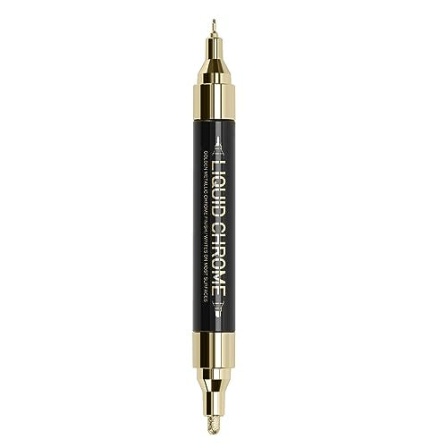 High Gloss Effects Chrome Plated Marker Pen Unique Plastic