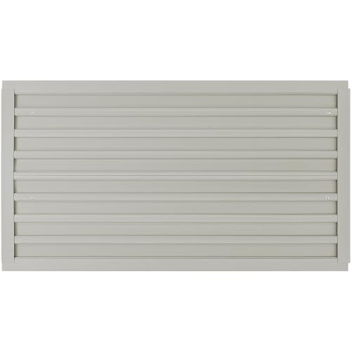 VEVOR Slatwall Panels, 4 ft x 1 ft Gray Garage Wall Panels 12"H x 48"L (Set of 2 Panels), Heavy Duty Garage Wall Organizer Panels Display for Retail VEVOR