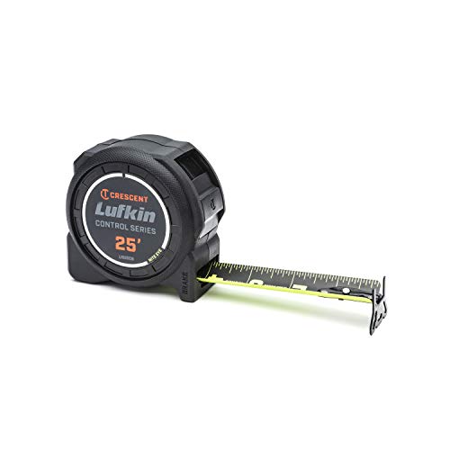 Crescent Lufkin 1-3/16 x 25' Command Control Series Black Clad Tape Measure - L1025CB Lufkin