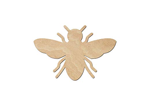 Bumble Bee Wood Cutouts for crafts, Laser Cut Wood Shapes 5mm thick Baltic Birch Wood, Multiple Sizes Available Elliefont Styles