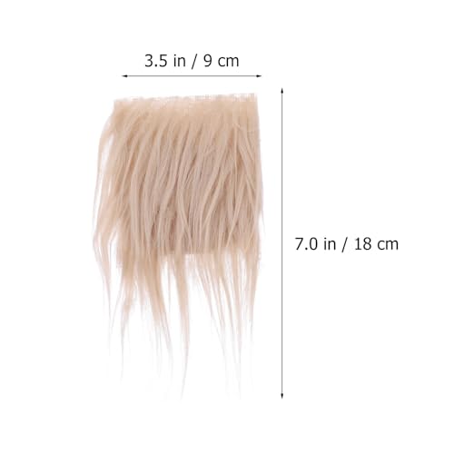 MAGICLULU 12 Pcs Gnome Beards Handmade Dwarf Beard with Wooden Balls Christmas Fluffy Fuzzy Craft Beards for Home Party Decor MAGICLULU