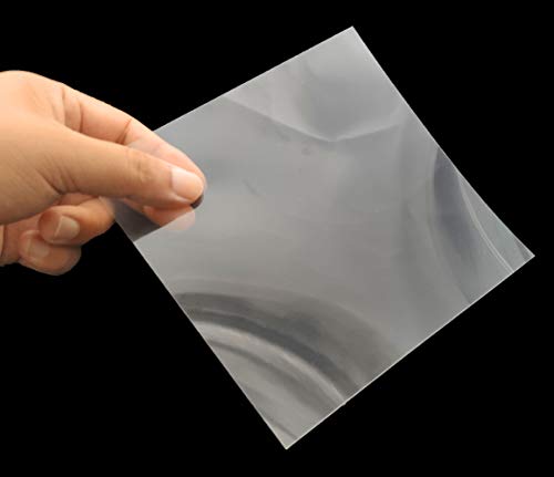 Sovenny 20 Pieces 7 mil Clear Square Mylar Sheet Blank Stencils 6×6 inch Templates for Cricut and Silhouette Machines Sovenny