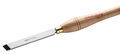 Robert Sorby 810H 1-1/4” Wide Rectangular Standard Skew Dual Bevel Chisel Overall Length 18 1/4 inches 810H-1-1/4